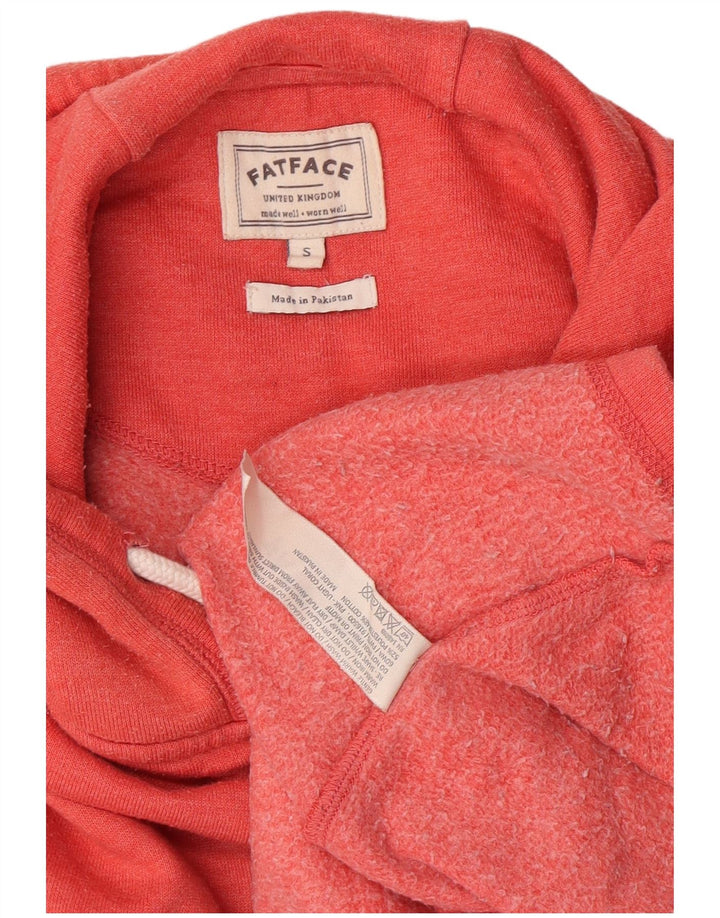 Fat Face Jersey con capucha extragrande para mujer UK 10 Small Poliéster rojo