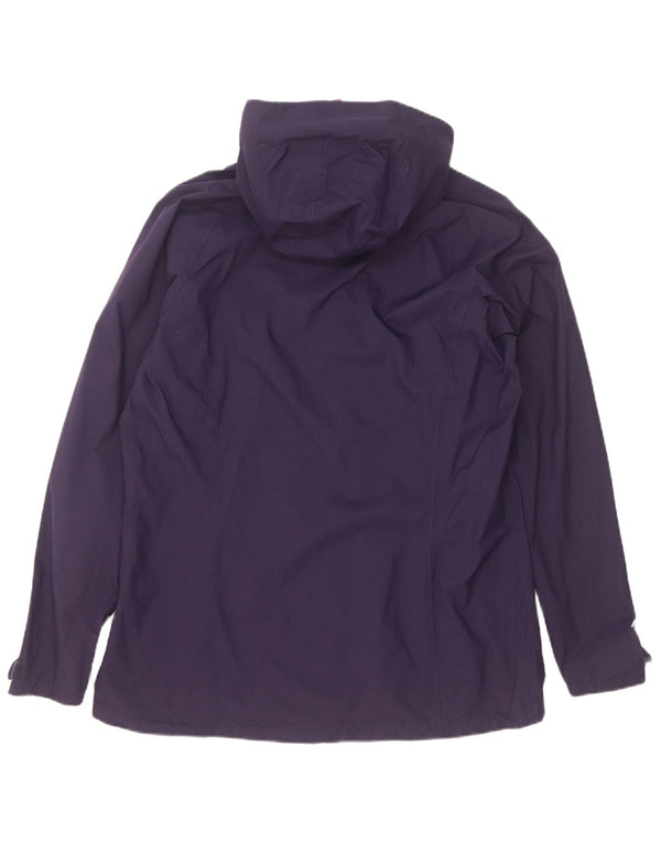 Berghaus Chaqueta impermeable con capucha para mujer UK 46 Large Púrpura Poliamida