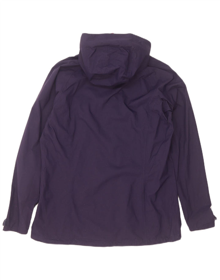 Berghaus Chaqueta impermeable con capucha para mujer UK 46 Large Púrpura Poliamida