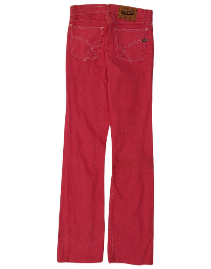 Vaqueros Bootcut Gas Mujer W26 L31 Algodón Rosa
