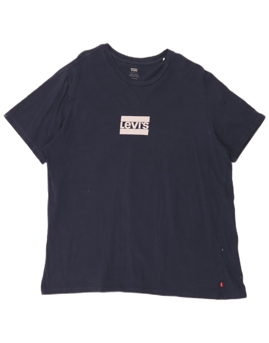 Levi's Hombre Camiseta Gráfica Top XL Azul Marino