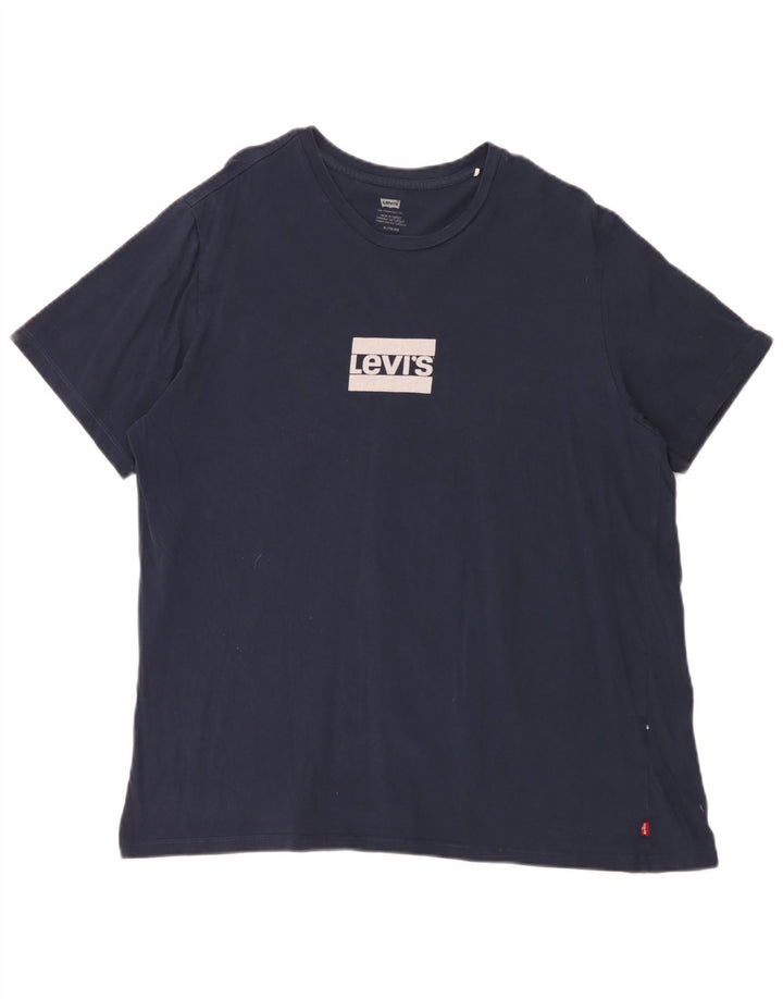Levi's Hombre Camiseta Gráfica Top XL Azul Marino