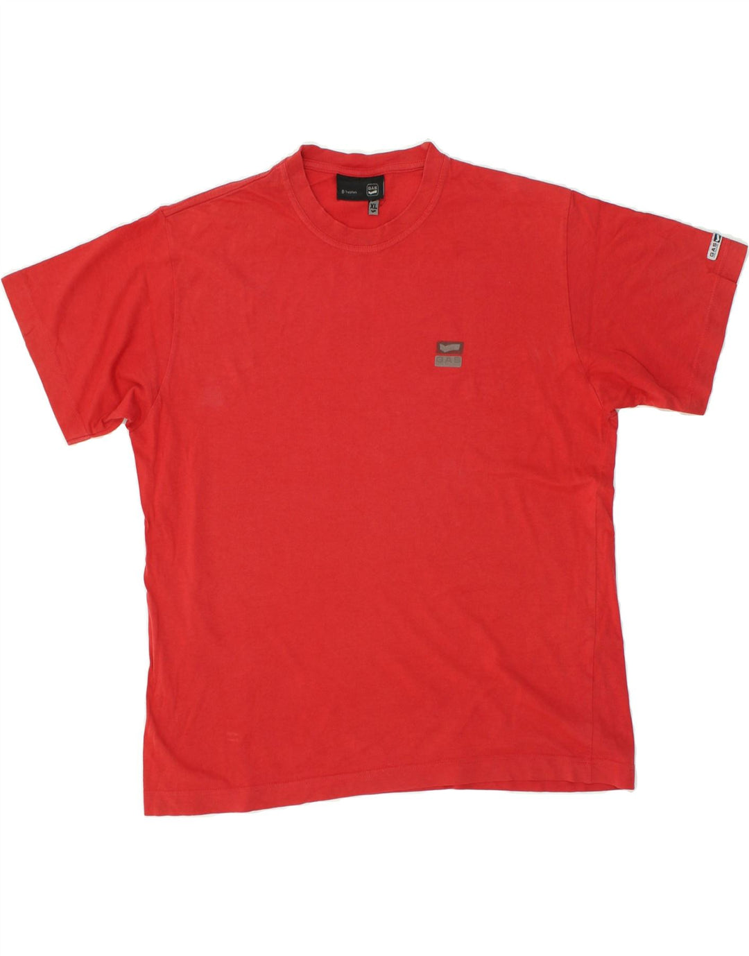 GAS Mens Graphic T-Shirt Top XL Red | Vintage Gas | Thrift | Second-Hand Gas | Used Clothing | Messina Hembry 