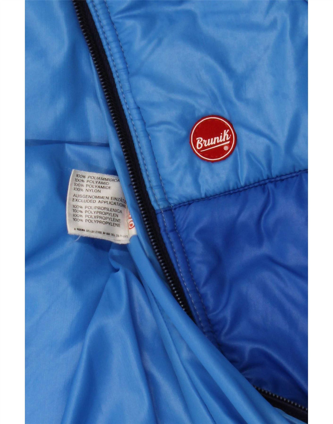 Brunik Chaqueta Acolchada Mujer IT 48 XL Azul Colorblock Poliamida