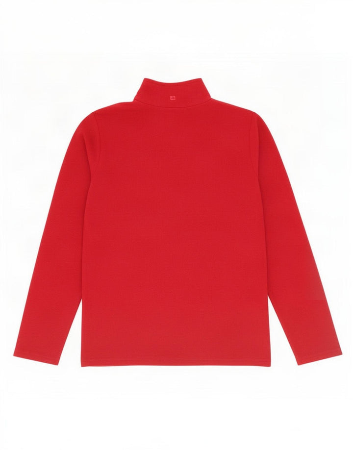 Jersey de forro polar con cremallera y cuello para hombre de Mountain Warehouse Pequeño poliéster rojo