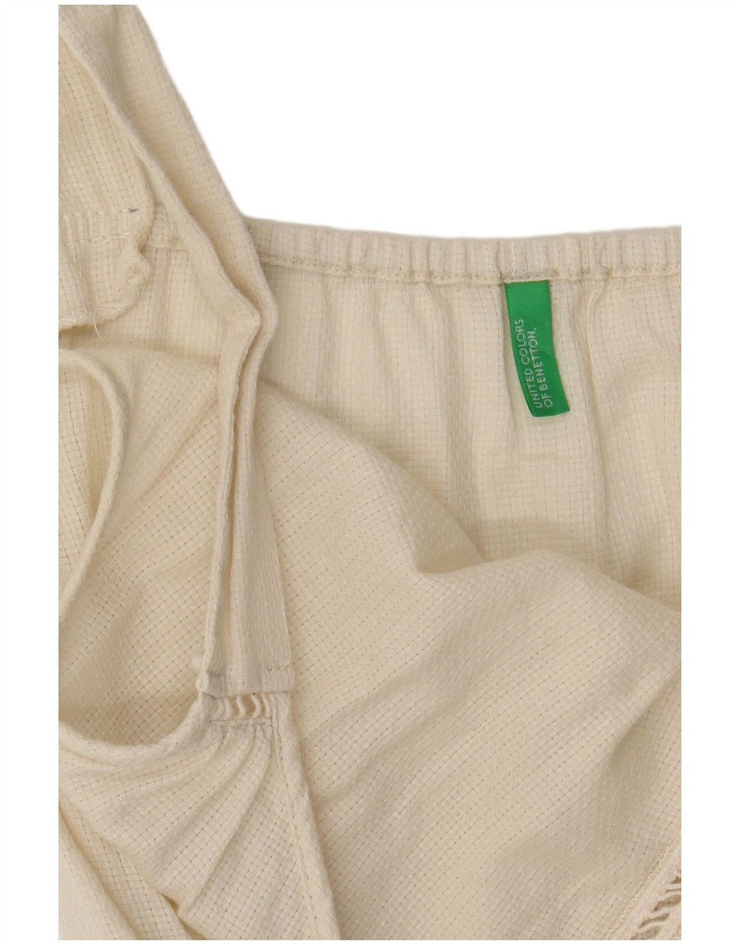 Benetton Top Camisola Mujer UK 42 Medium Off White
