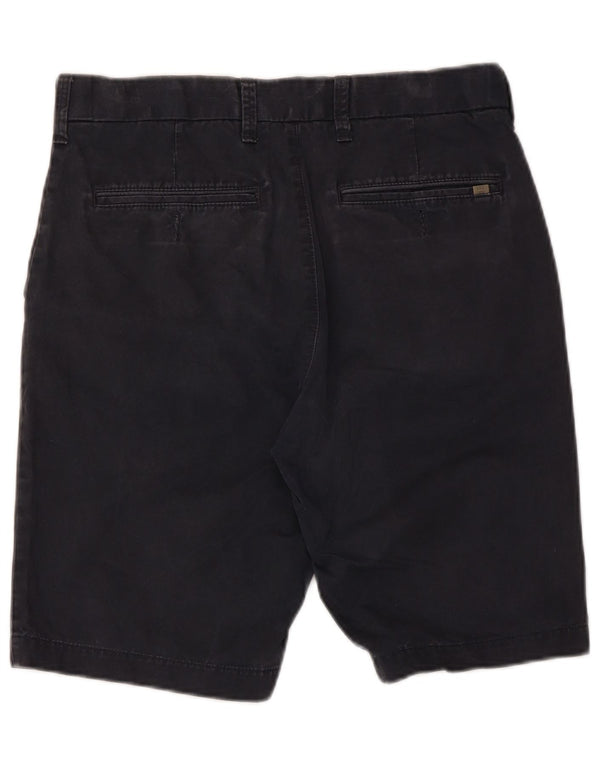 Marks & Spencer Pantalones cortos chinos para hombre W30 Algodón azul marino mediano