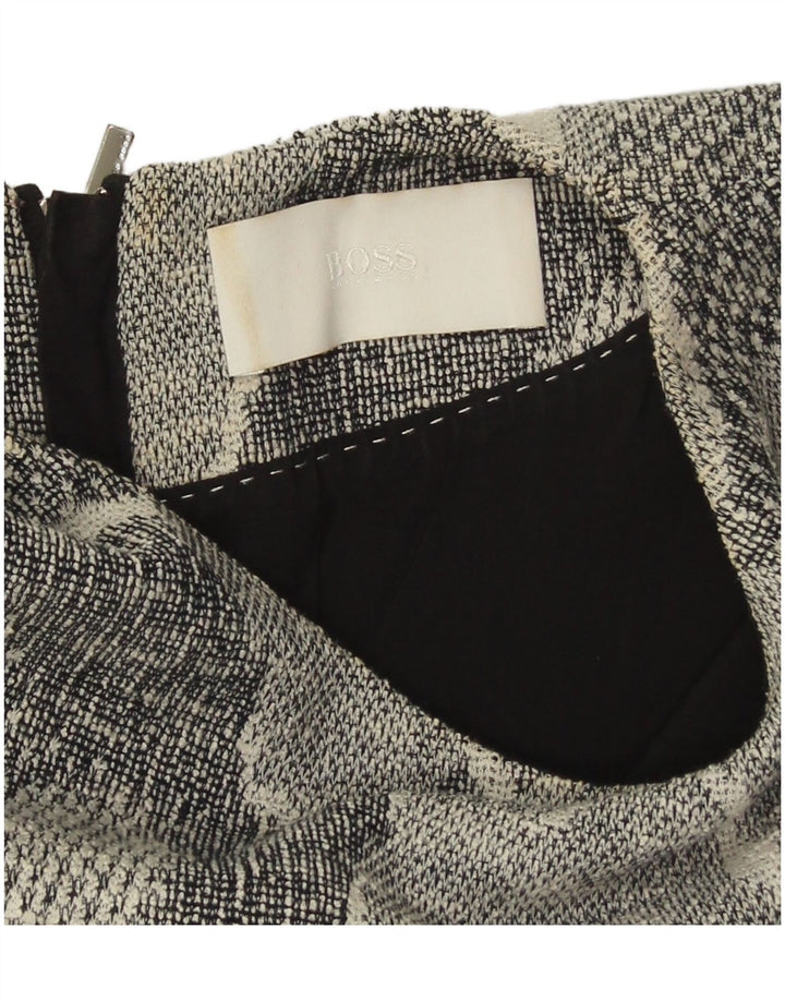 Hugo Boss Vestido tubo para mujer Reino Unido 42 Gris medio Floral