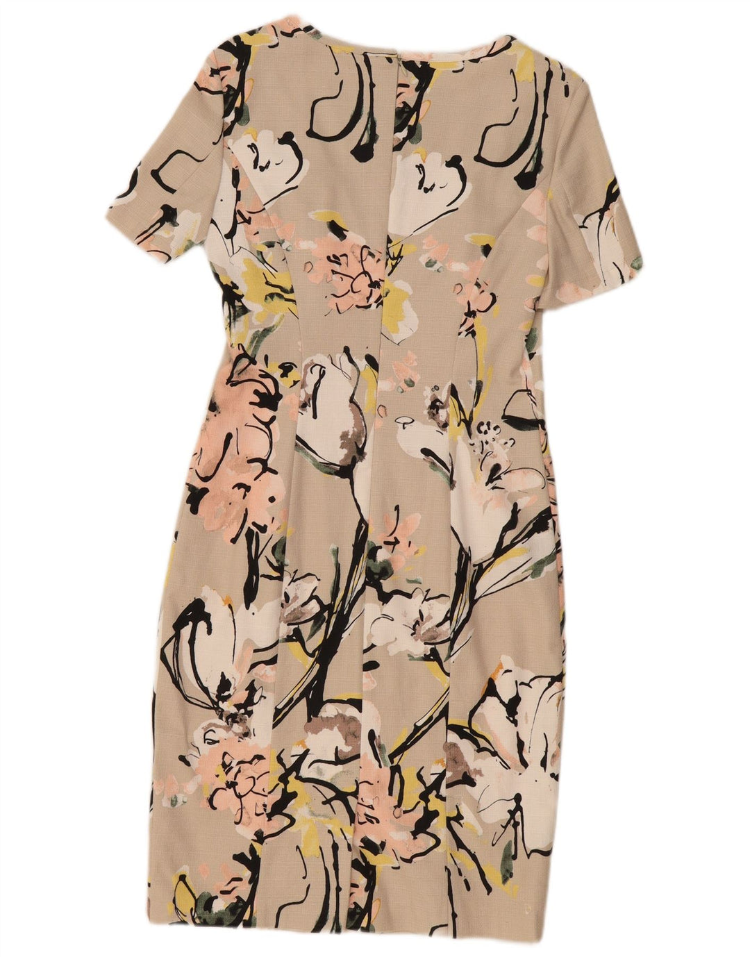 Gerry Weber Vestido tubo para mujer Reino Unido 42 Medio Beige Floral