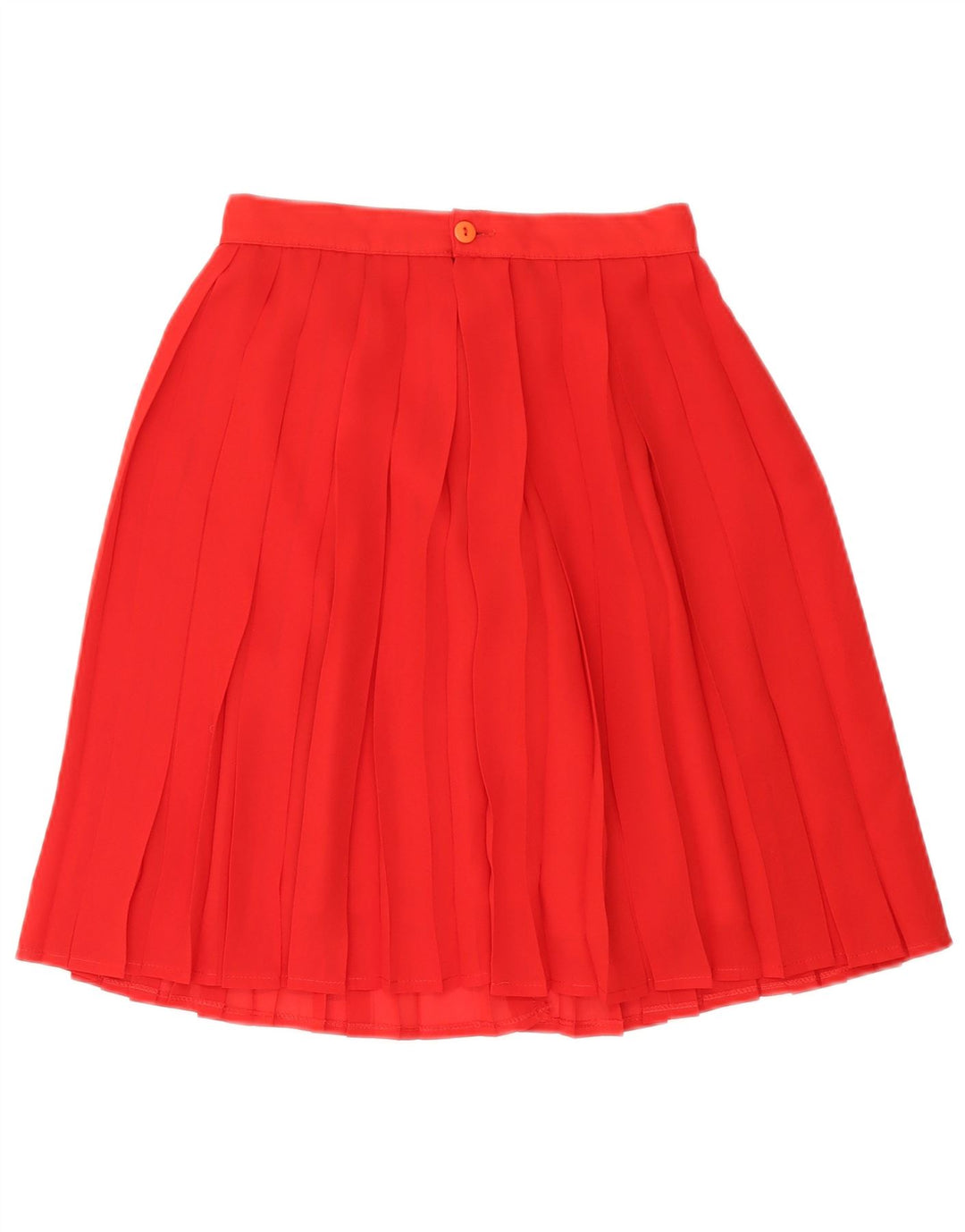 Falda Plisada Vintage Mujer W24 XS Rojo