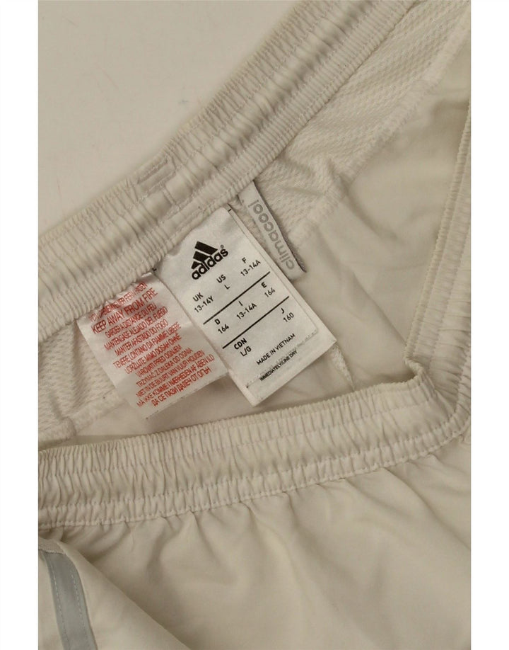 Adidas Chicos Climacool Sport Shorts 13-14 Años Blanco Poliéster