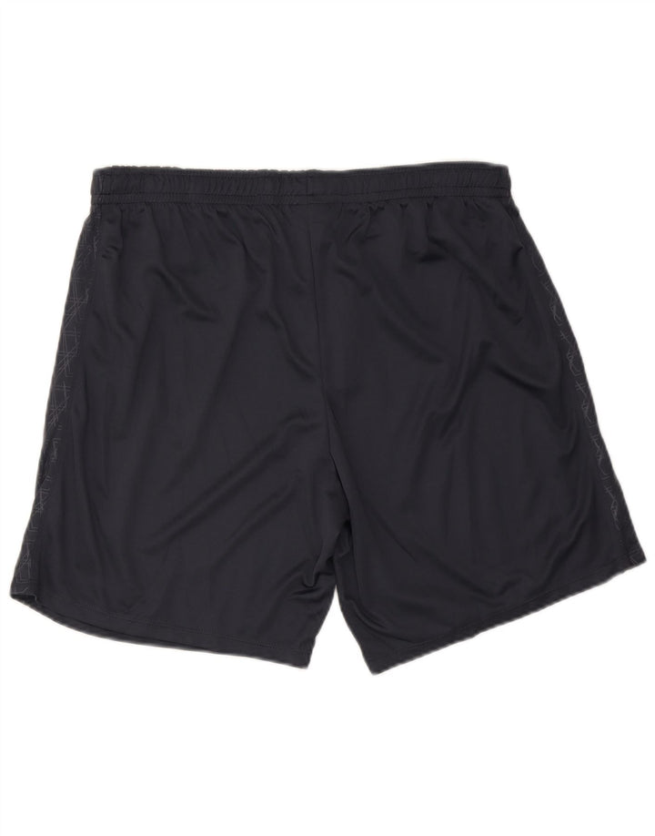 UMBRO Pantalones cortos deportivos para hombre 2XL Azul marino Geométrico Poliéster
