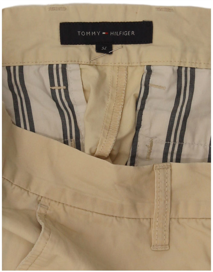 Tommy Hilfiger Pantalones cortos chinos para mujer W32 Large Beige