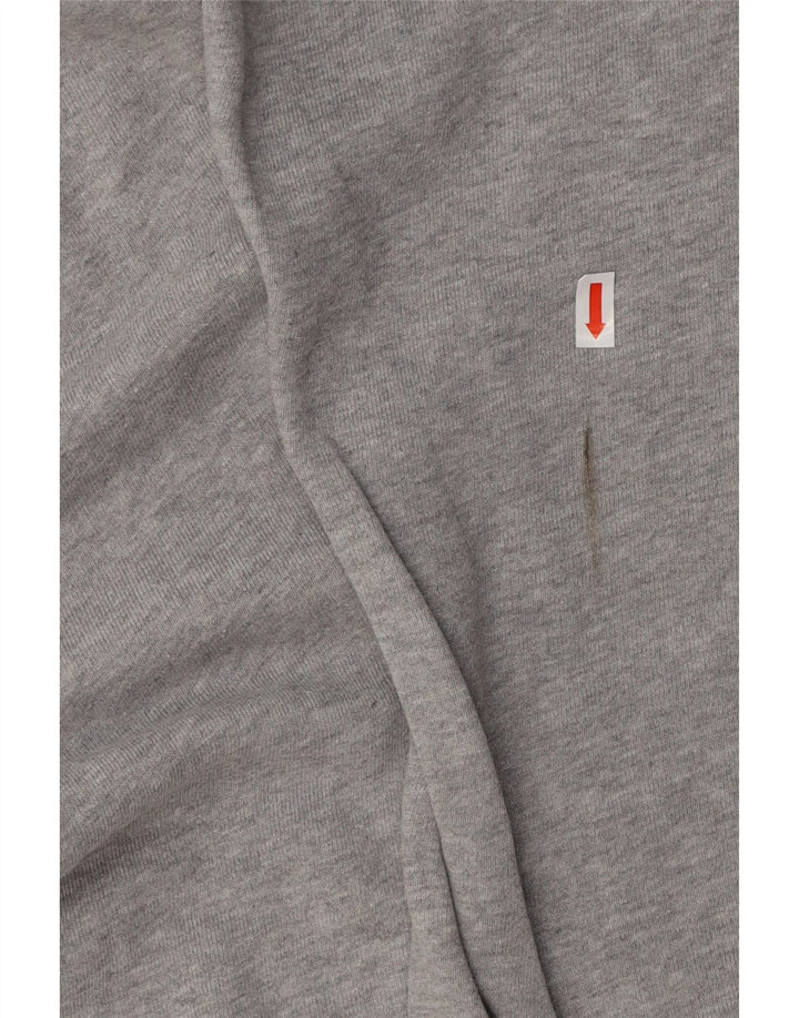 ADIDAS Hombre Chándal Pantalones Joggers Pequeño Gris Algodón