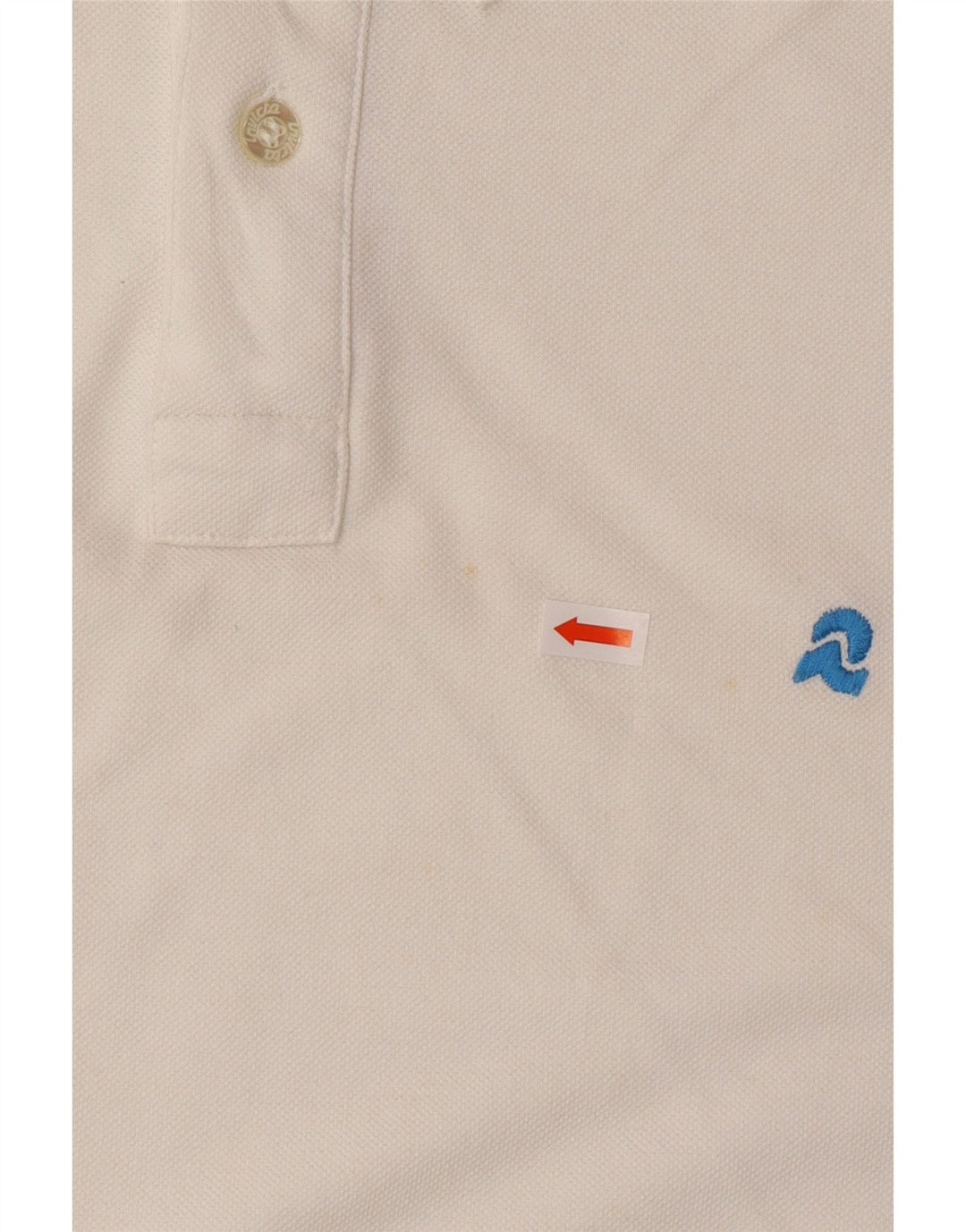 INVICTA Mens Polo Shirt IT 52 Large White Cotton