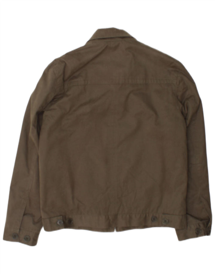 Ted Baker Chaqueta Bomber para Hombre Talla 3 Mediana Algodón Caqui