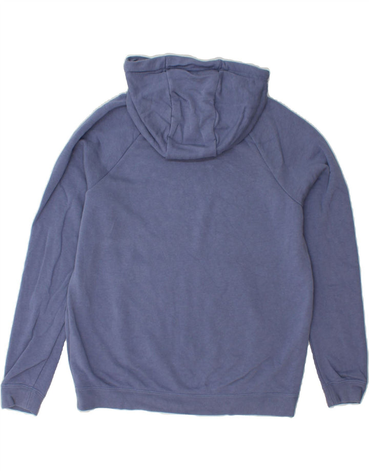 NIKE Womens Hoodie Jumper UK 14 Medium Blue Cotton Vintage Nike and Second-Hand Nike from Messina Hembry 