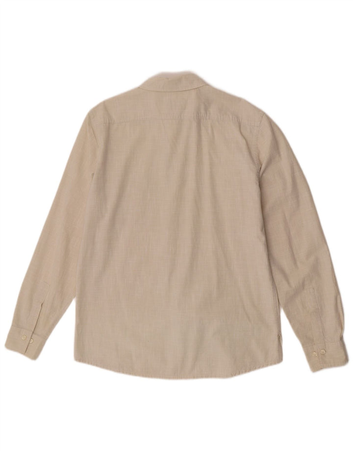 Camisa Gas Hombre Algodón Beige Medio