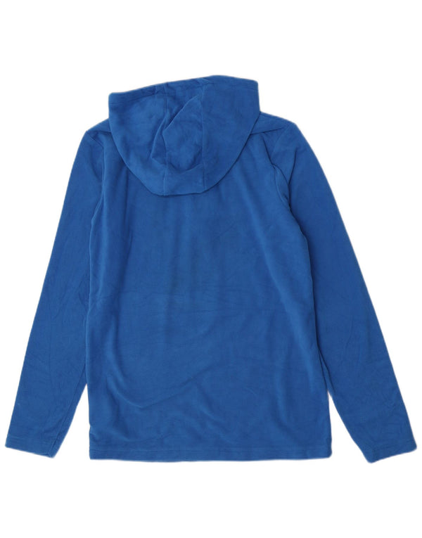 Mountain Warehouse Jersey con capucha de forro polar para niños 12-13 años Poliéster azul