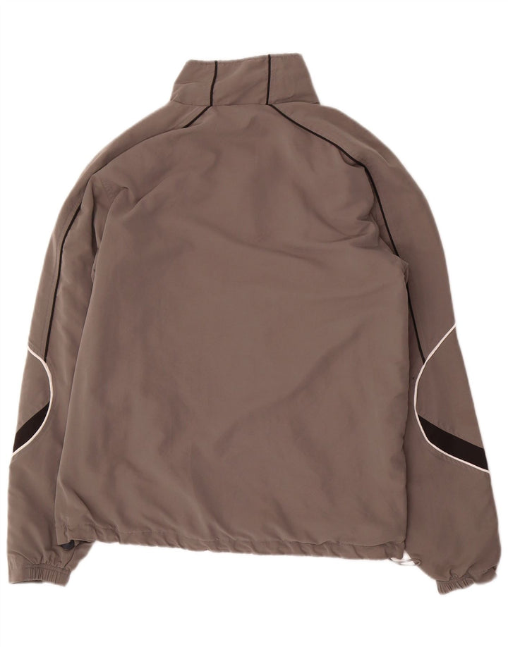 Asics Hombre Chándal Top Chaqueta Grande Gris Colorblock Poliéster