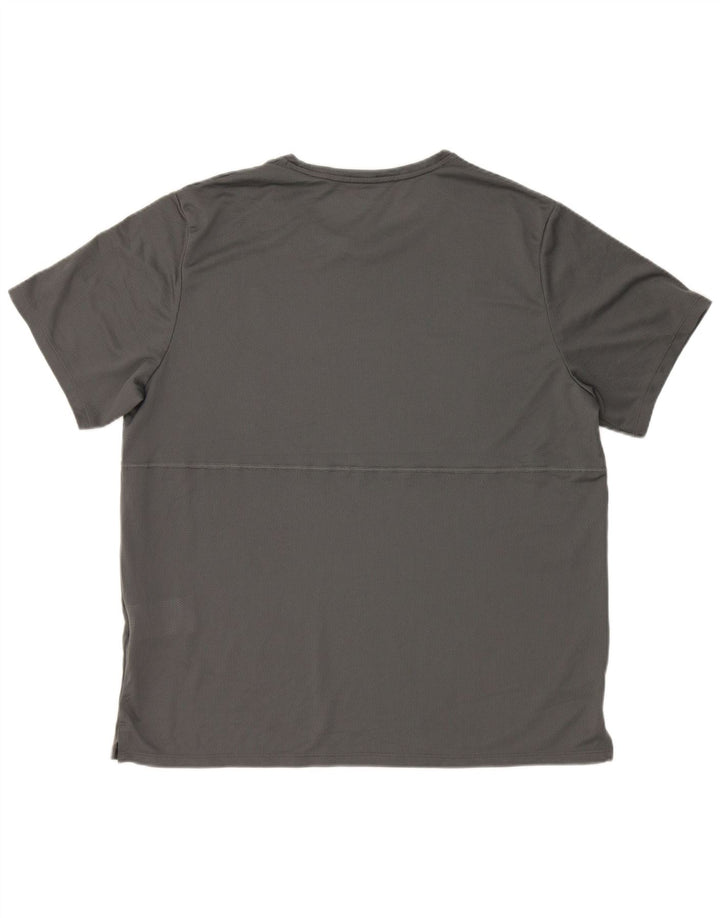 Camiseta Nike Dri Fit para hombre Top XL Gris Poliéster