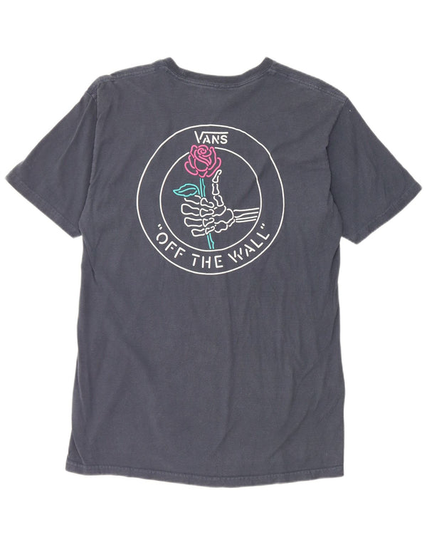 Vans Hombre Camiseta Gráfica Top Medium Azul Marino