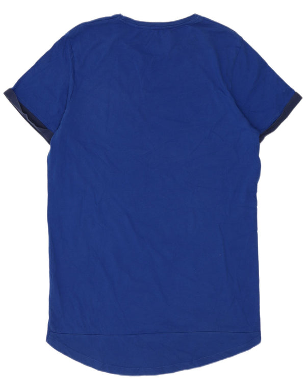Camiseta Jack & Jones Hombre Top Large Azul Algodón