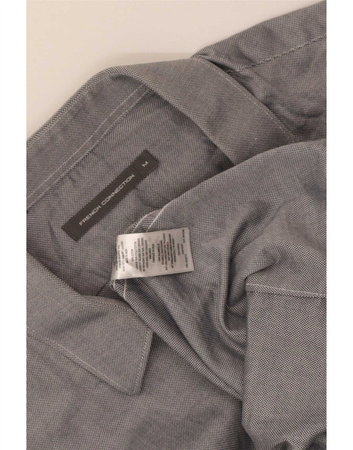 Camisa de hombre French Connection de algodón gris medio