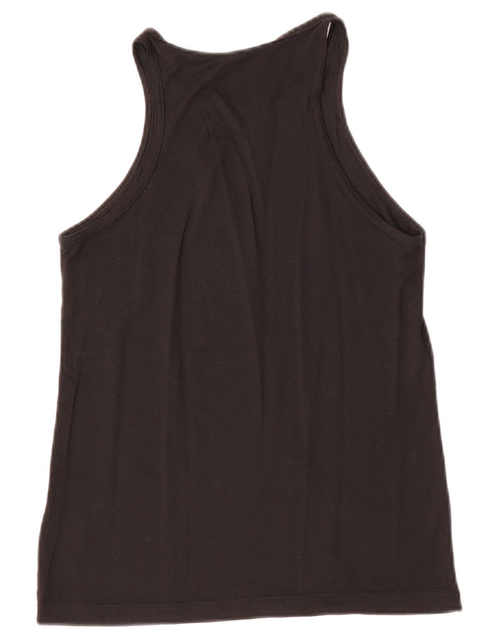 REEBOK Top sin mangas gráfico para mujer UK 4/6 XS Negro