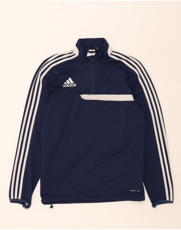 ADIDAS Mens Climacool Graphic Pullover Tracksuit Top Small Blue