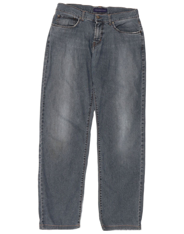 Vaqueros Trussardi Hombre Rectos W34 L32 Azul Algodón