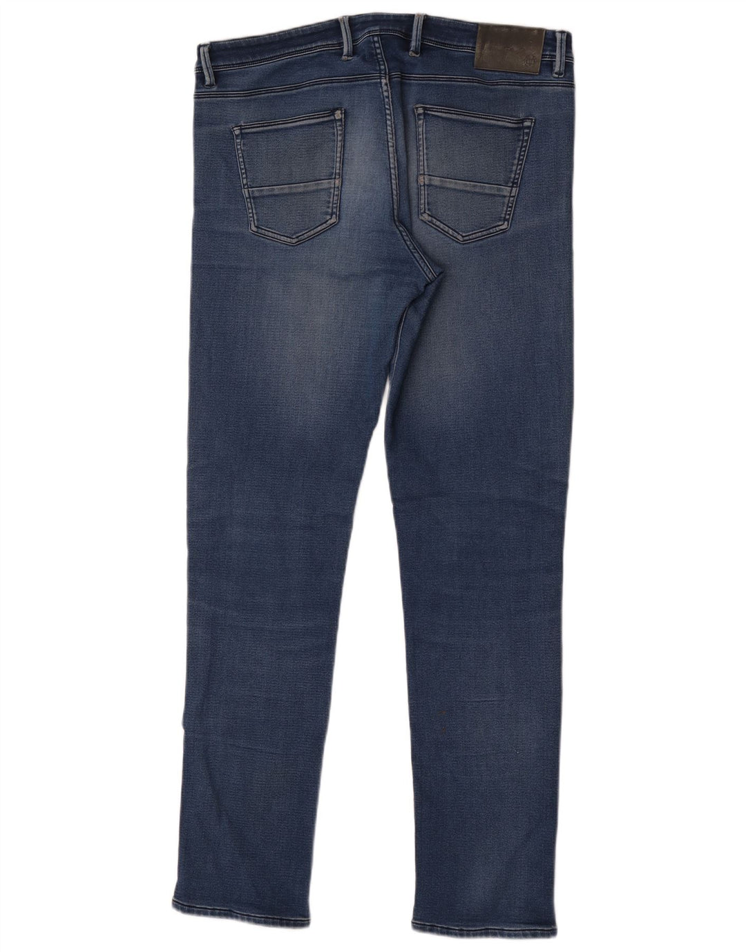 Massimo Dutti Vaqueros Slim Hombre EU 44 Large W34 L32 Azul