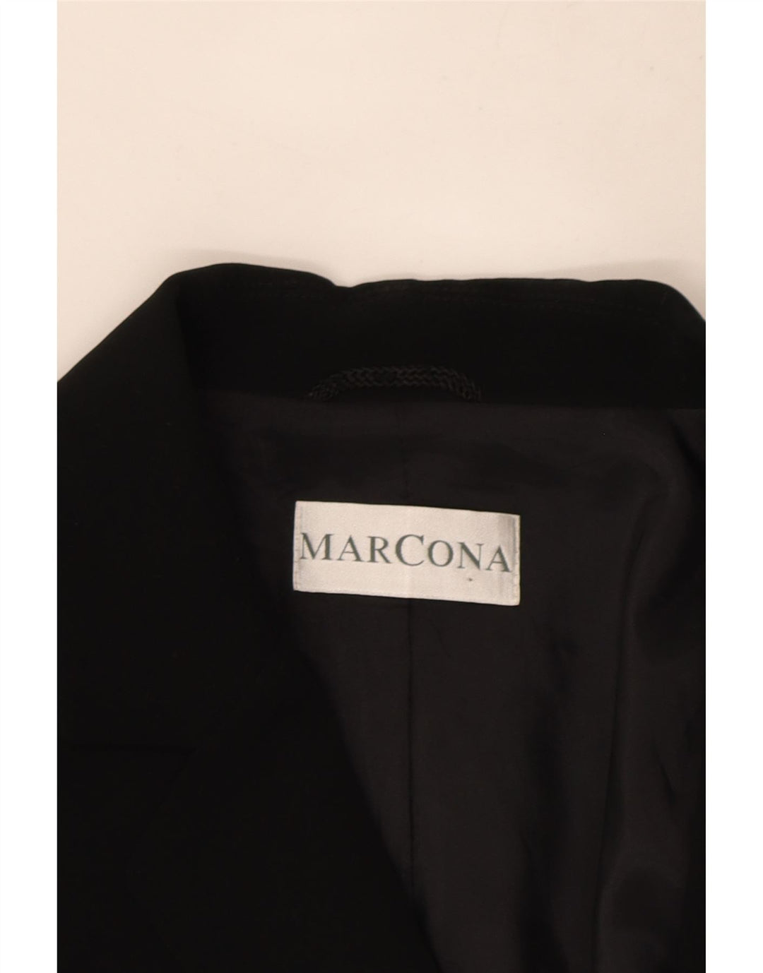 Marcona Chaqueta Blazer de 3 Botones para Mujer UK 46 Grande Poliéster Negro