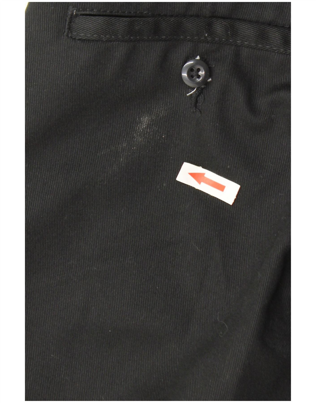 Pantalón Chino Recto Dickies Mujer W26 L28 Poliéster Negro