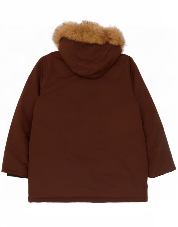 Astrolabio Abrigo acolchado con capucha para hombre IT 52 XL Poliamida marrón
