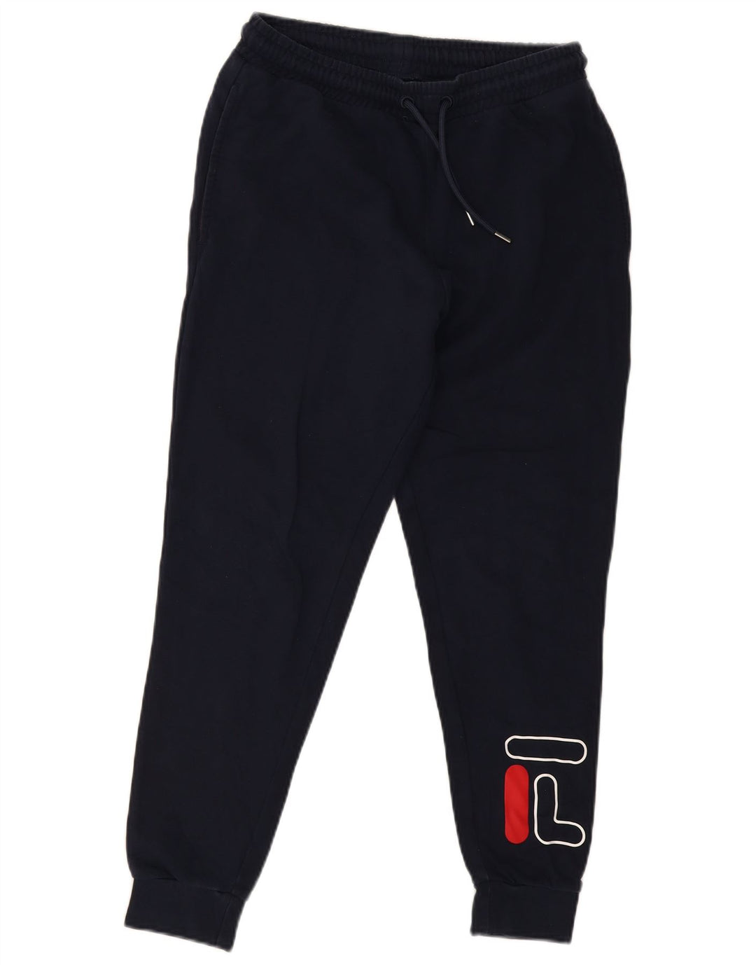 Fila Hombre Pantalones De Chándal Gráfico Joggers Small Azul Marino