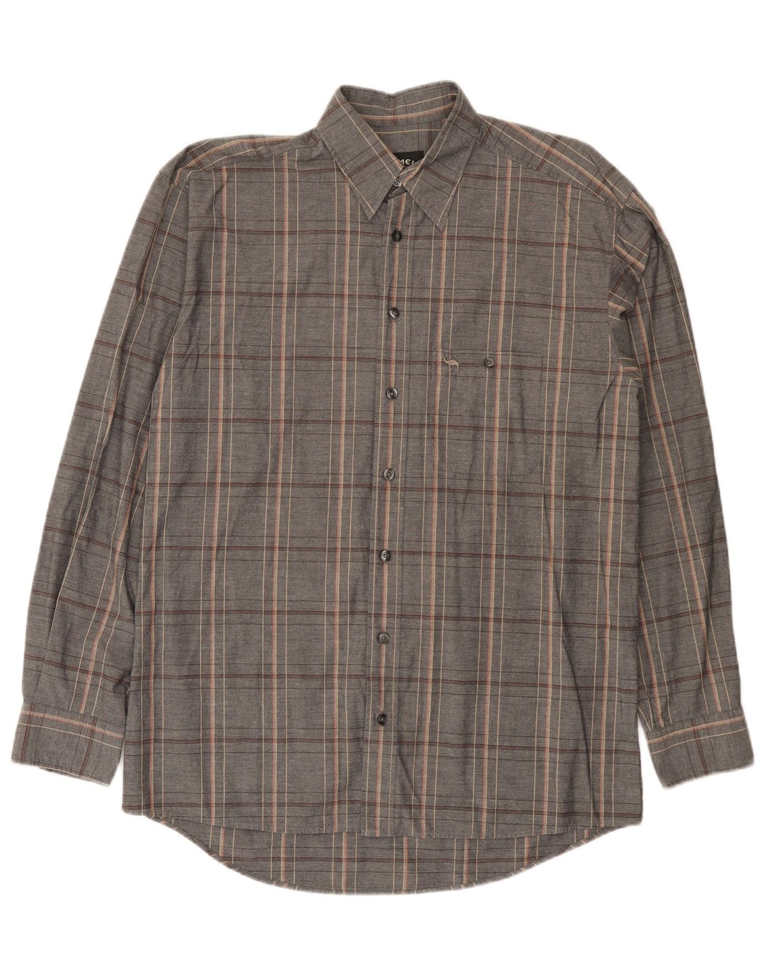Camisa Camel Active para hombre Small Grey Plaid