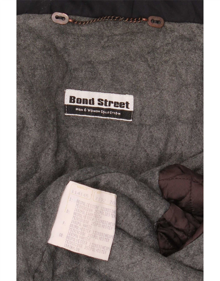 Bond Street Abrigo cortavientos para hombre IT 52 XL Poliéster azul marino