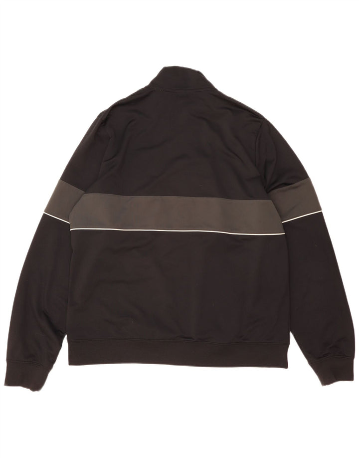 Nike Chaqueta de chándal para hombre XL Negro Colorblock Poliéster