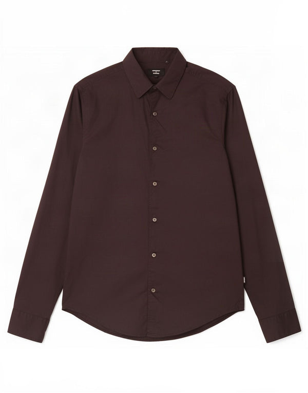 Camisa Superdry Hombre Pequeña Algodón Negro