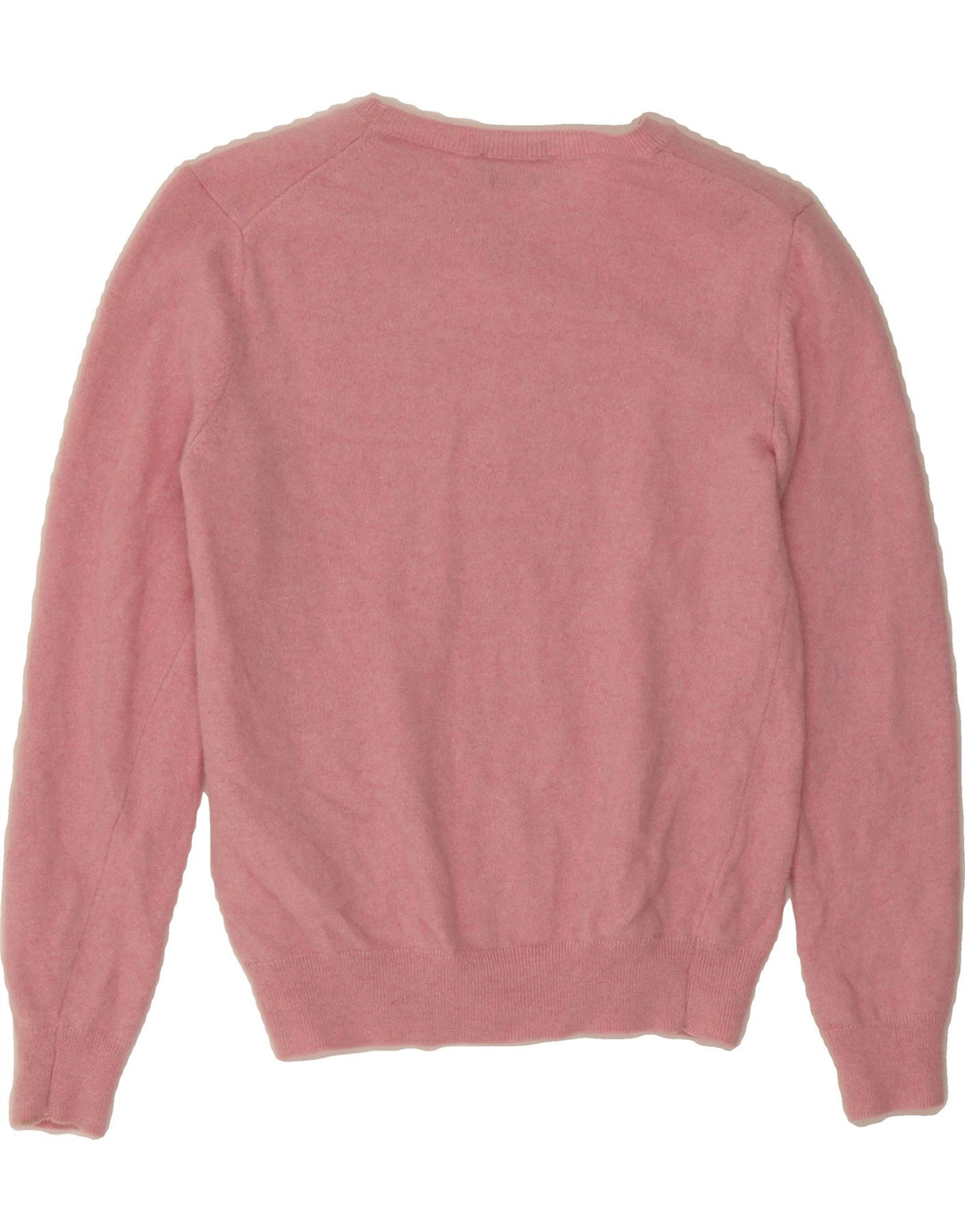 BENETTON Womens Boat Neck Jumper Sweater UK 12 Medium Pink Wool Vintage Benetton and Second-Hand Benetton from Messina Hembry 