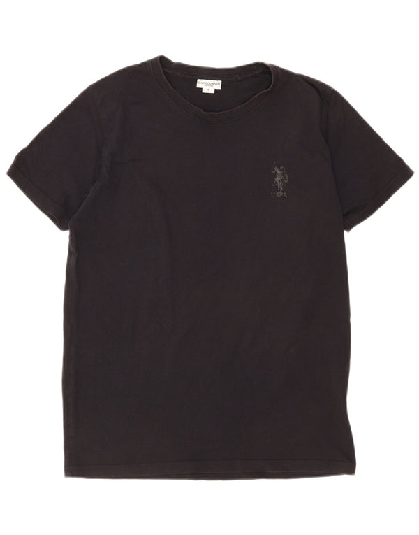 Asociación de Polo de EE. UU. Camiseta Hombre Top Small Algodón Negro