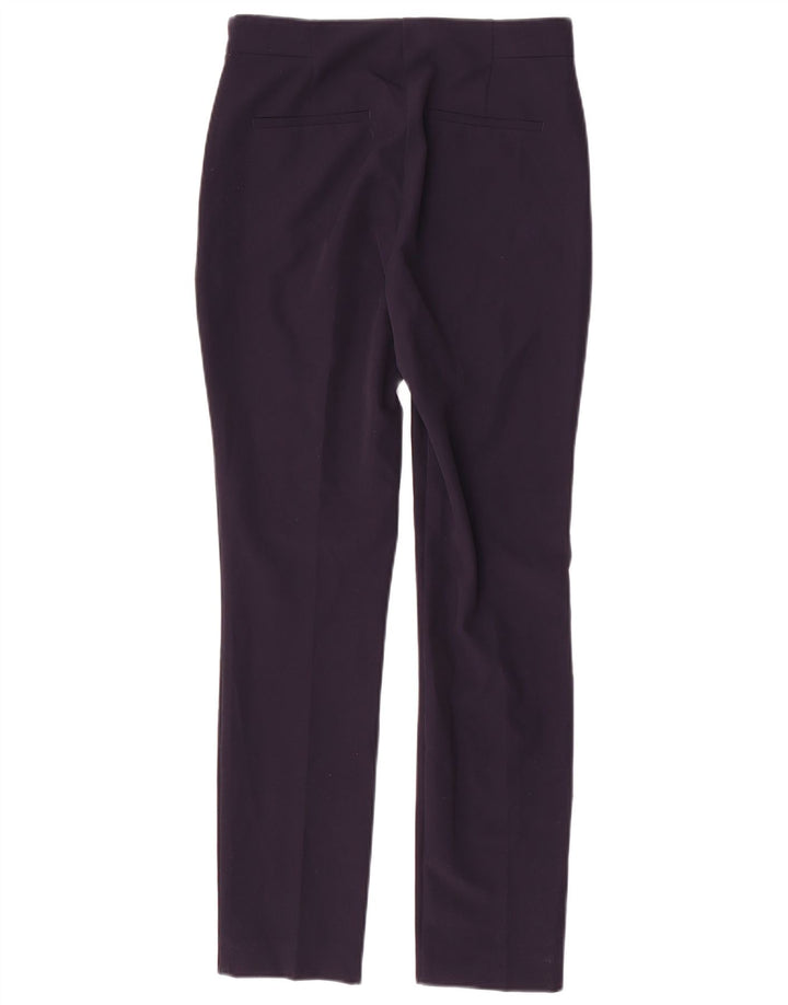 Zara Mujer Pantalón Chino Slim Medium W28 L28 Poliéster Azul Marino