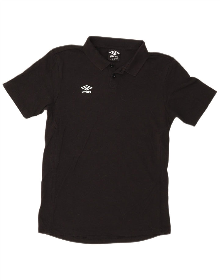 Umbro Polo para niño 11-12 años Grande Negro Algodón