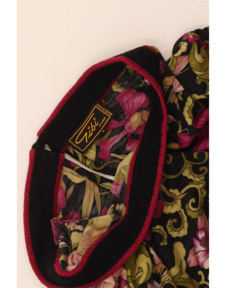 Gibi Blusa de manga 3/4 para mujer UK 44 Grande Multicolor Floral