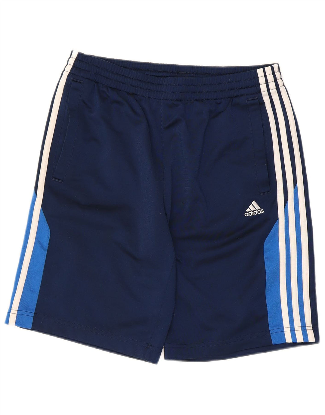 Adidas Pantalón corto deportivo para niño 15-16 años Azul marino Colorblock Poliéster