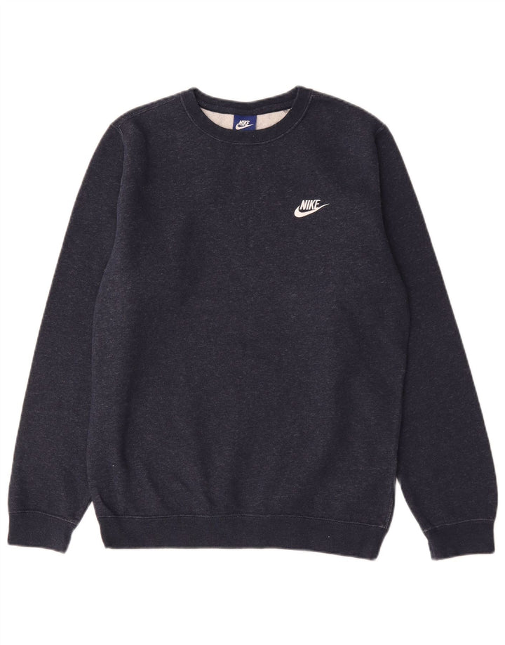 Nike Hombre Sudadera Jumper Small Azul Marino Algodón