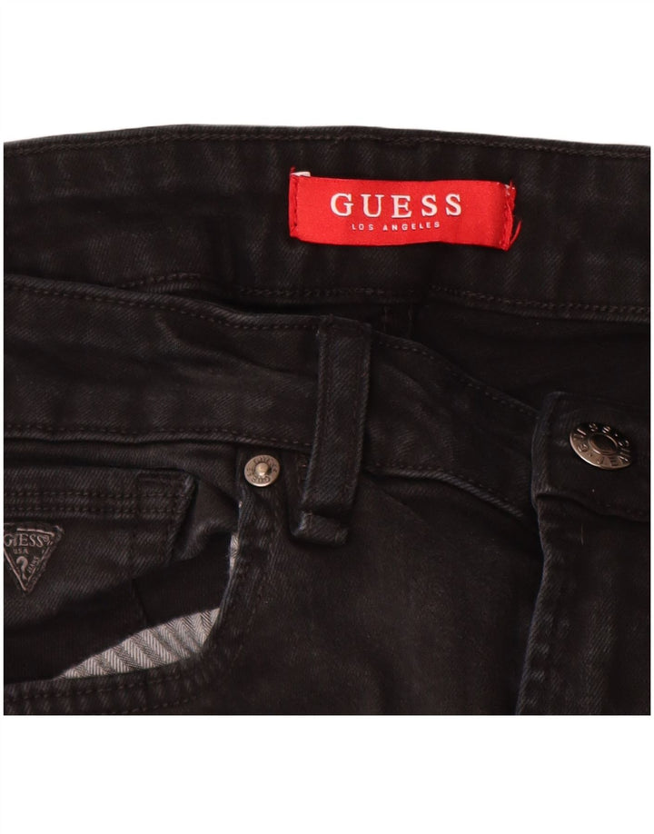 Guess Vaqueros Slim Hombre W31 L31 Algodón Negro