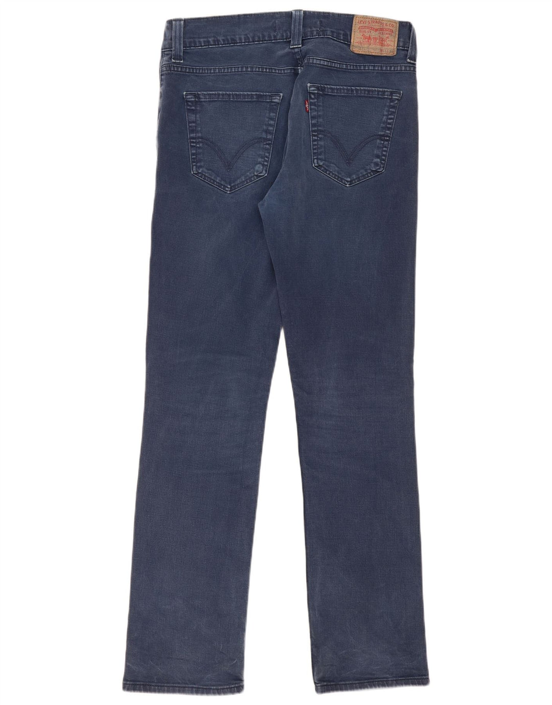 Levi's Mujer 511 Slim Jeans W36 L34 Algodón Azul Marino