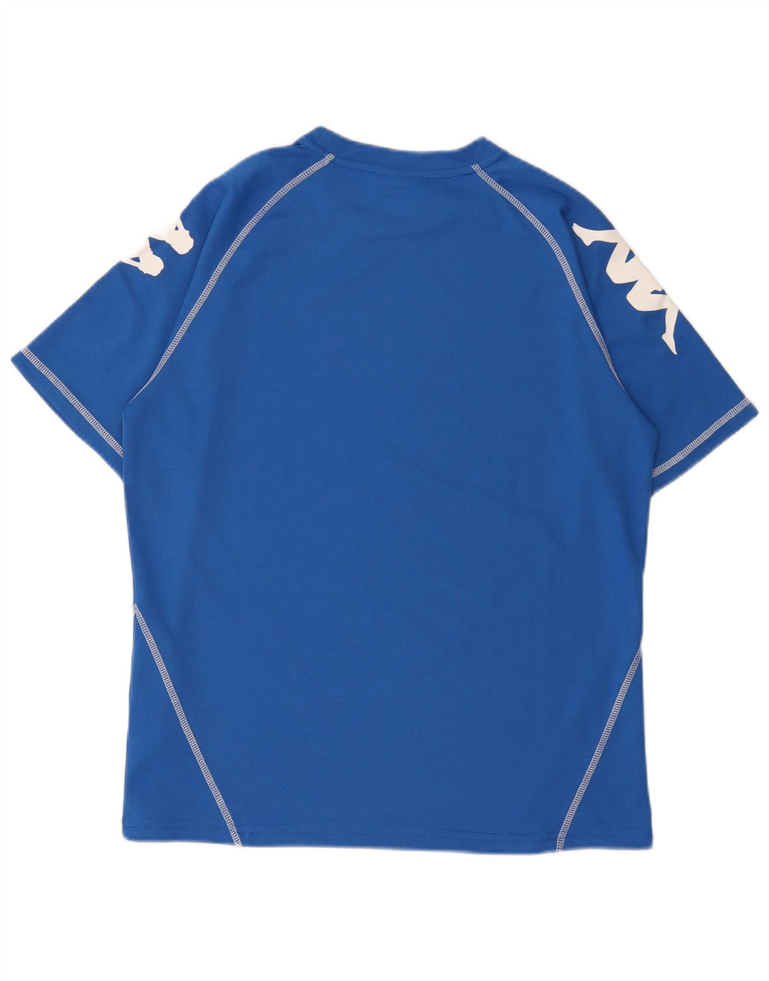 Kappa - Camiseta gráfica para hombre, talla grande, poliéster azul